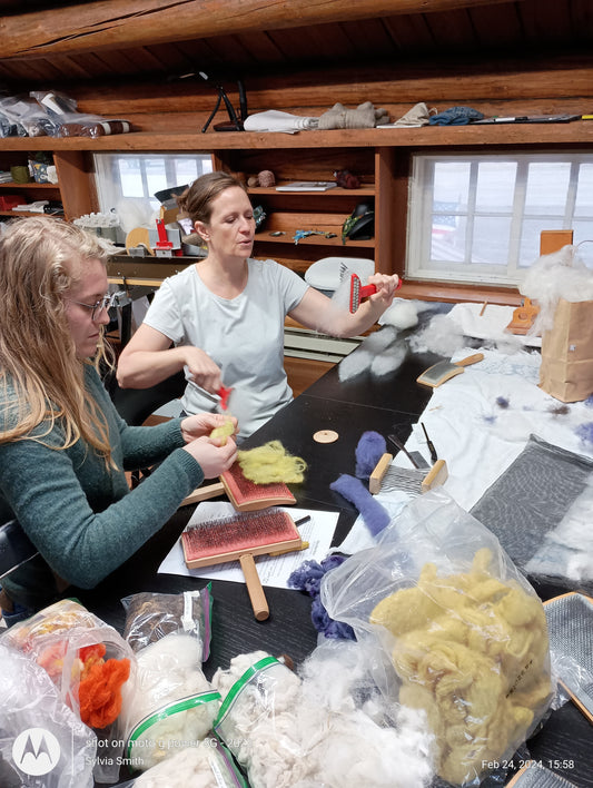 Fiber Blending Tools and Techniques - with Sylvia Smith