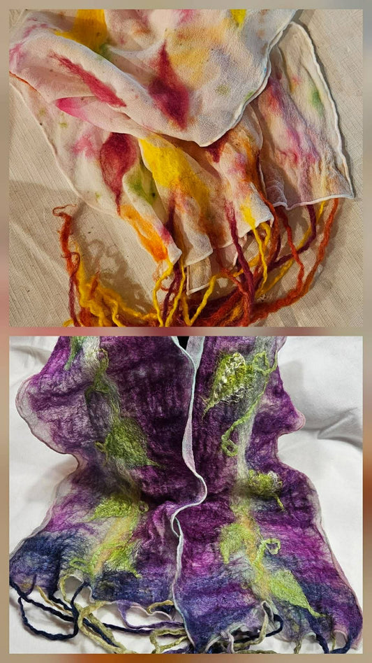 Dyeing to Nuno Felt - Anna Anderson